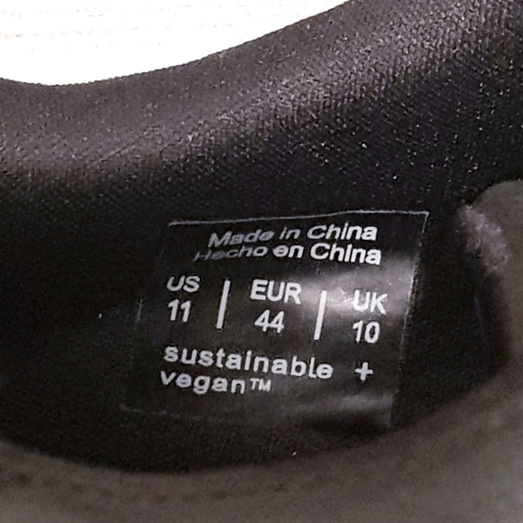 Call It Spring Black Leather Sneakers Size US 11 - Picture 3 of 4